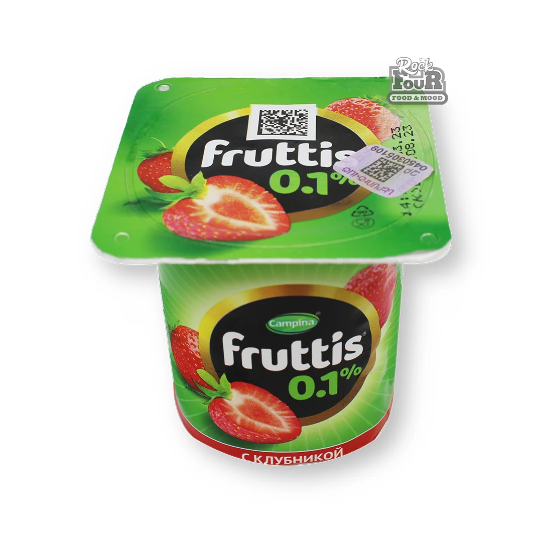 Յոգուրտային արտադրանք «Fruttis» ելակ 0.1% 110գ